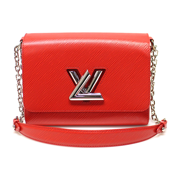 Louis Vuitton(루이비통) M50523 코클리코 레드 에삐 레더 은장 트위스트 MM 체인 숄더백