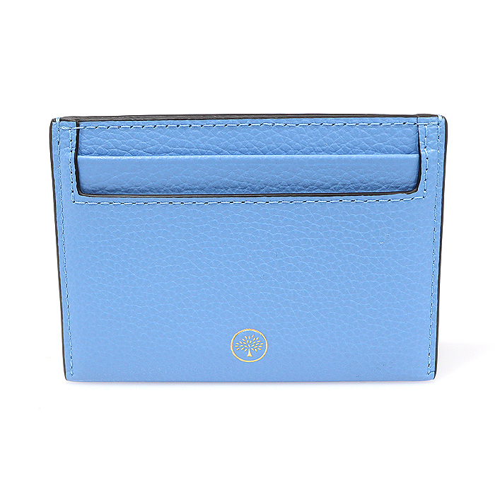 Mulberry(멀버리) RL4644 콘플라워 블루 스몰 클래식 그레인 레더 카드 지갑