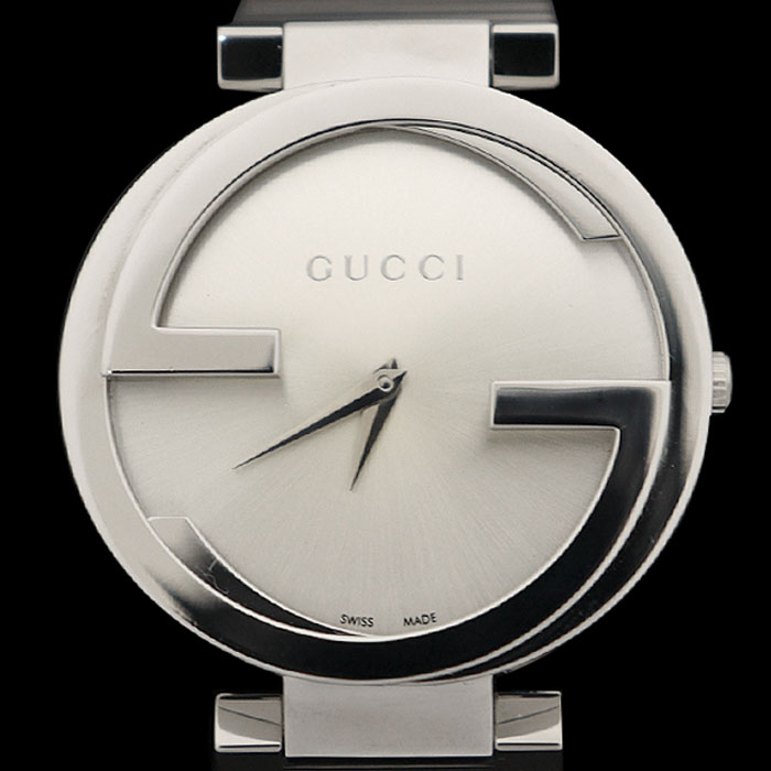 Gucci(구찌) YA133308 133.3 37MM 스틸 쿼츠 인터로킹-G 남여공용 시계